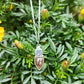 Jack O'Lantern and Sapphire Pendant