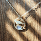 Mini Whale and Iolite Pendant #02