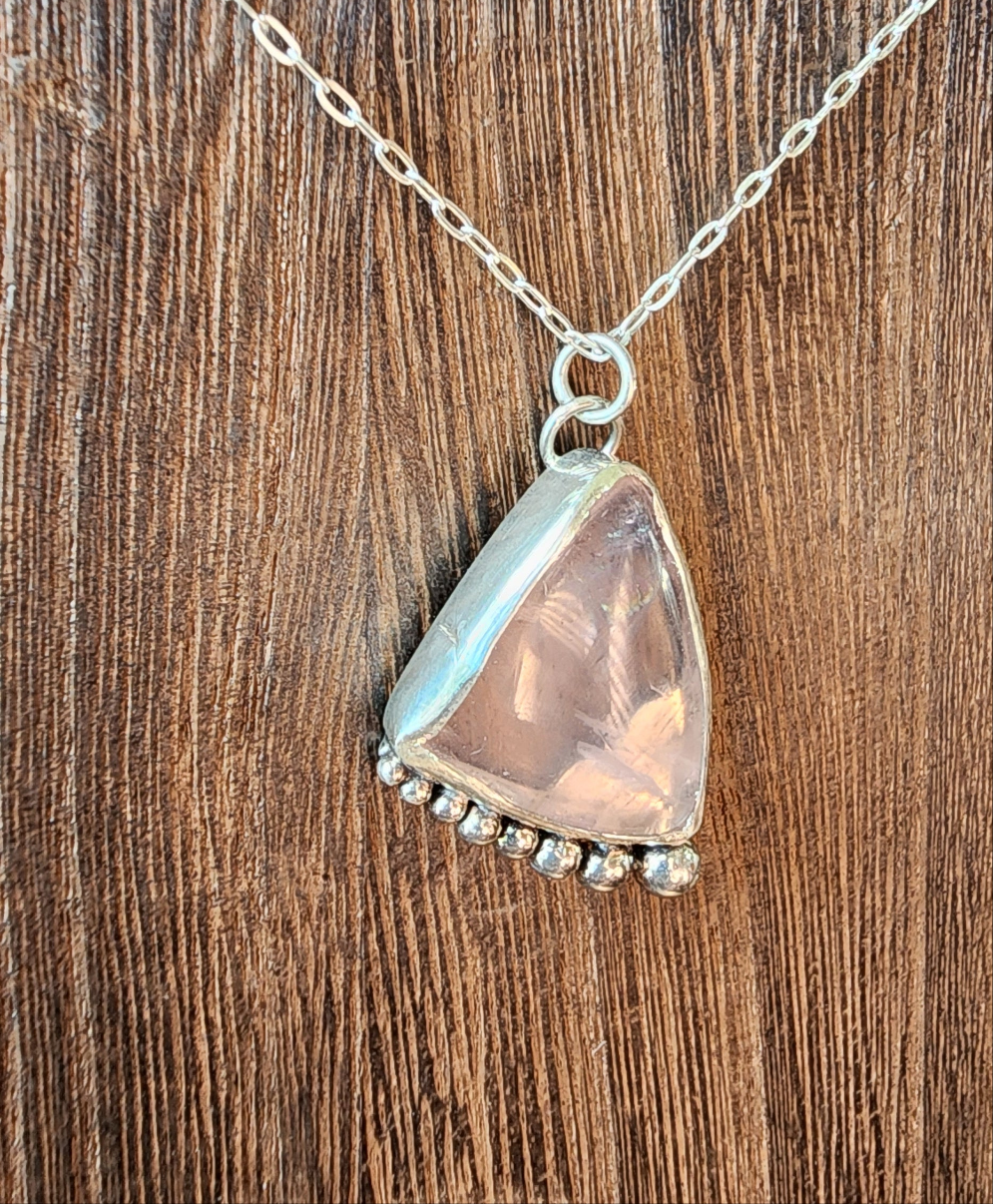 Rose Quartz Pendant #02
