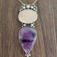 Rose Quartz and Amethyst Pendant