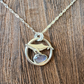 Mini Whale and Iolite Pendant #02