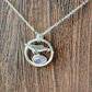 Mini Whale and Iolite Pendant #02