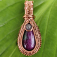 Ruby in Zoisite Copper Woven Pendant