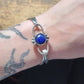 Lapis Lazuli Hinge Bracelet