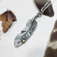 Feather with Tourmaline Pendant
