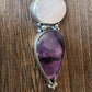 Rose Quartz and Amethyst Pendant