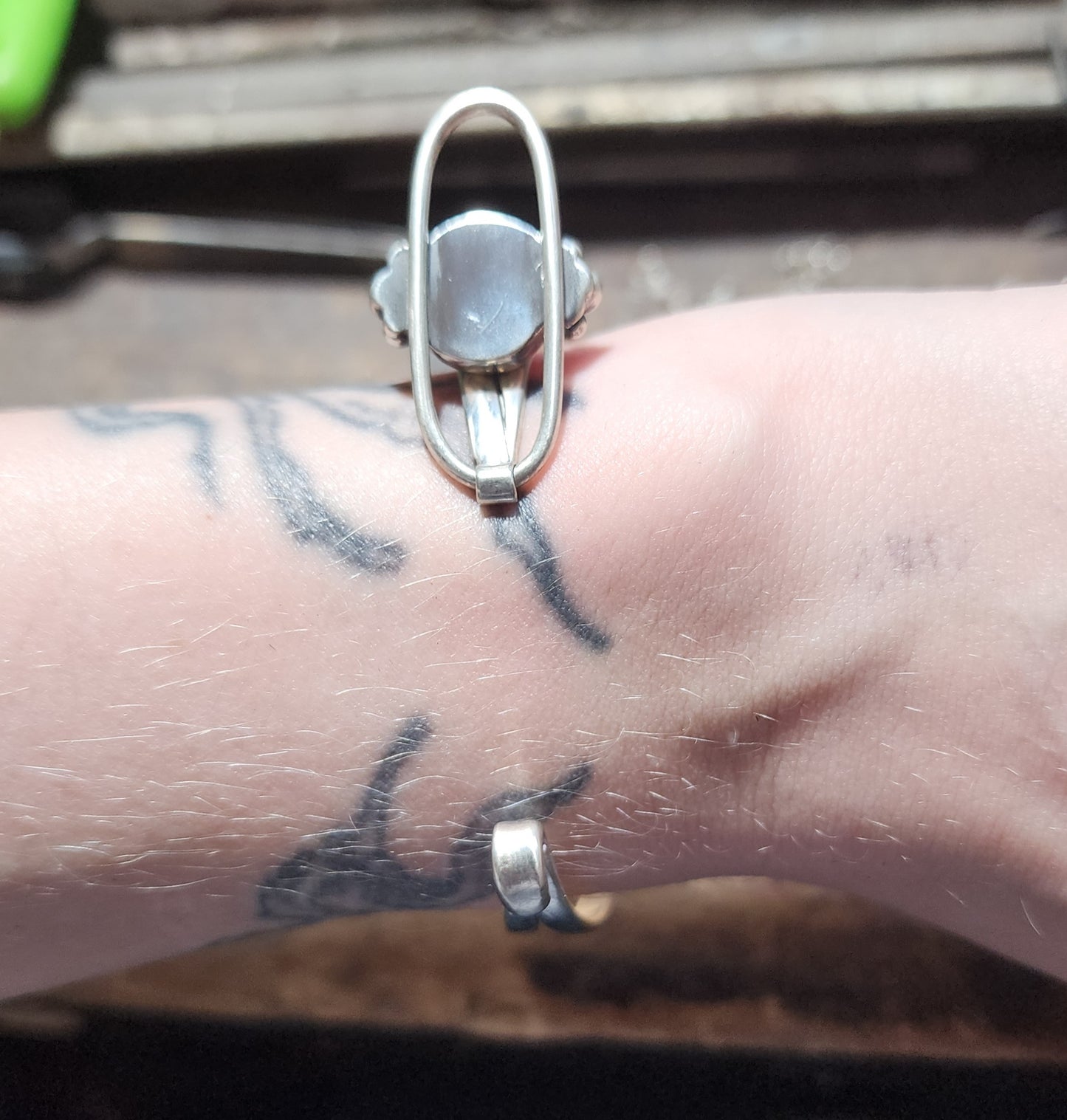 Lapis Lazuli Hinge Bracelet