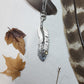 Feather with Tourmaline Pendant