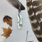 Feather with Tourmaline Pendant