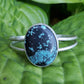 Tibetan Turquoise and Sterling Silver Cuff