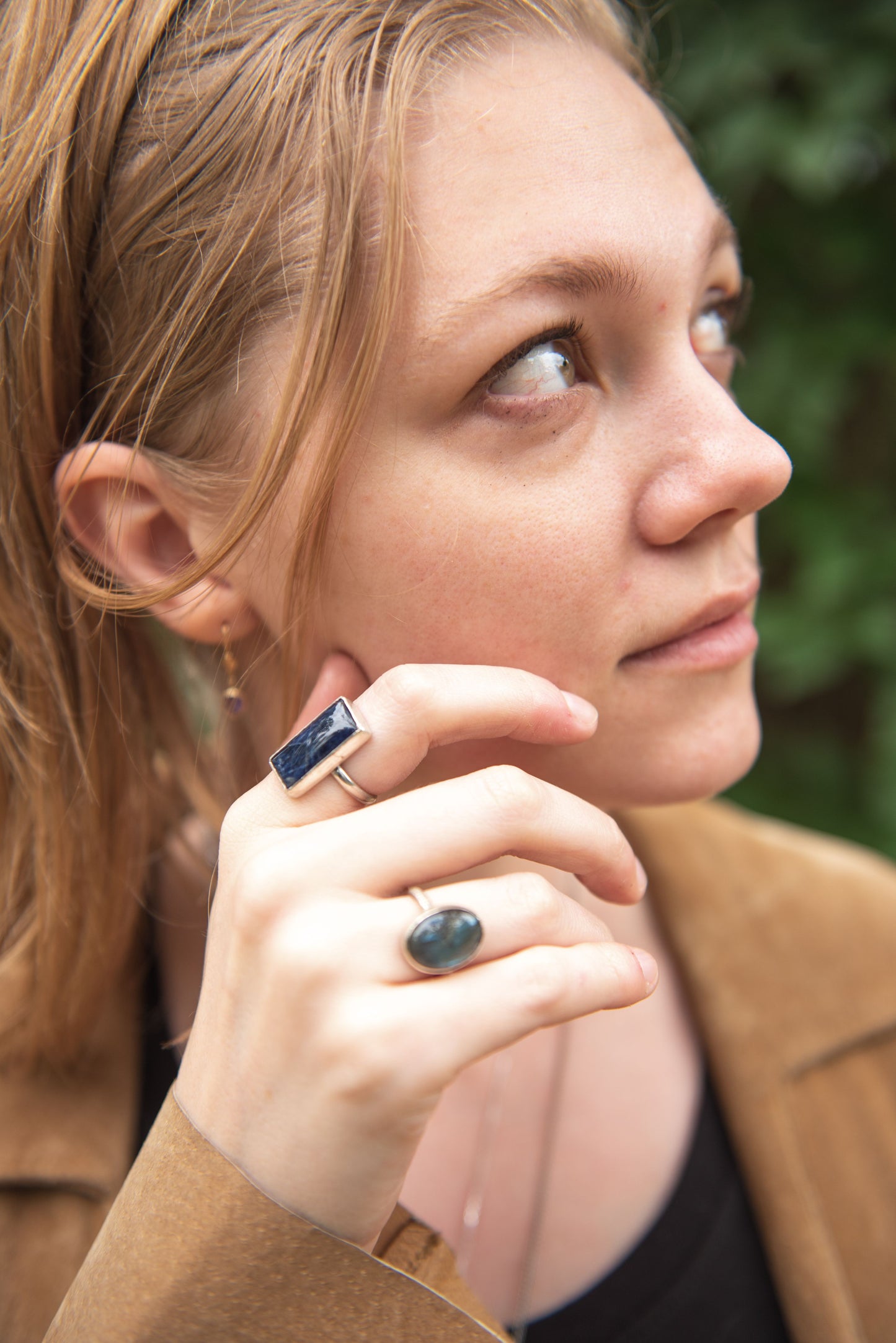 Labradorite Ring- Size 4.75